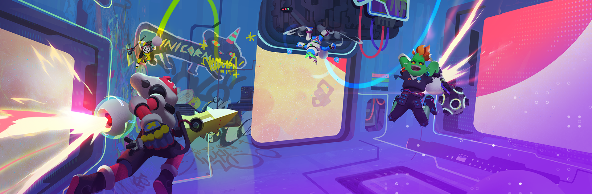 Flippin Misfits : le nouveau jeu déjanté signé Behaviour Interactif où bagarres épiques et contrôle de la gravité sont au rendez-vous